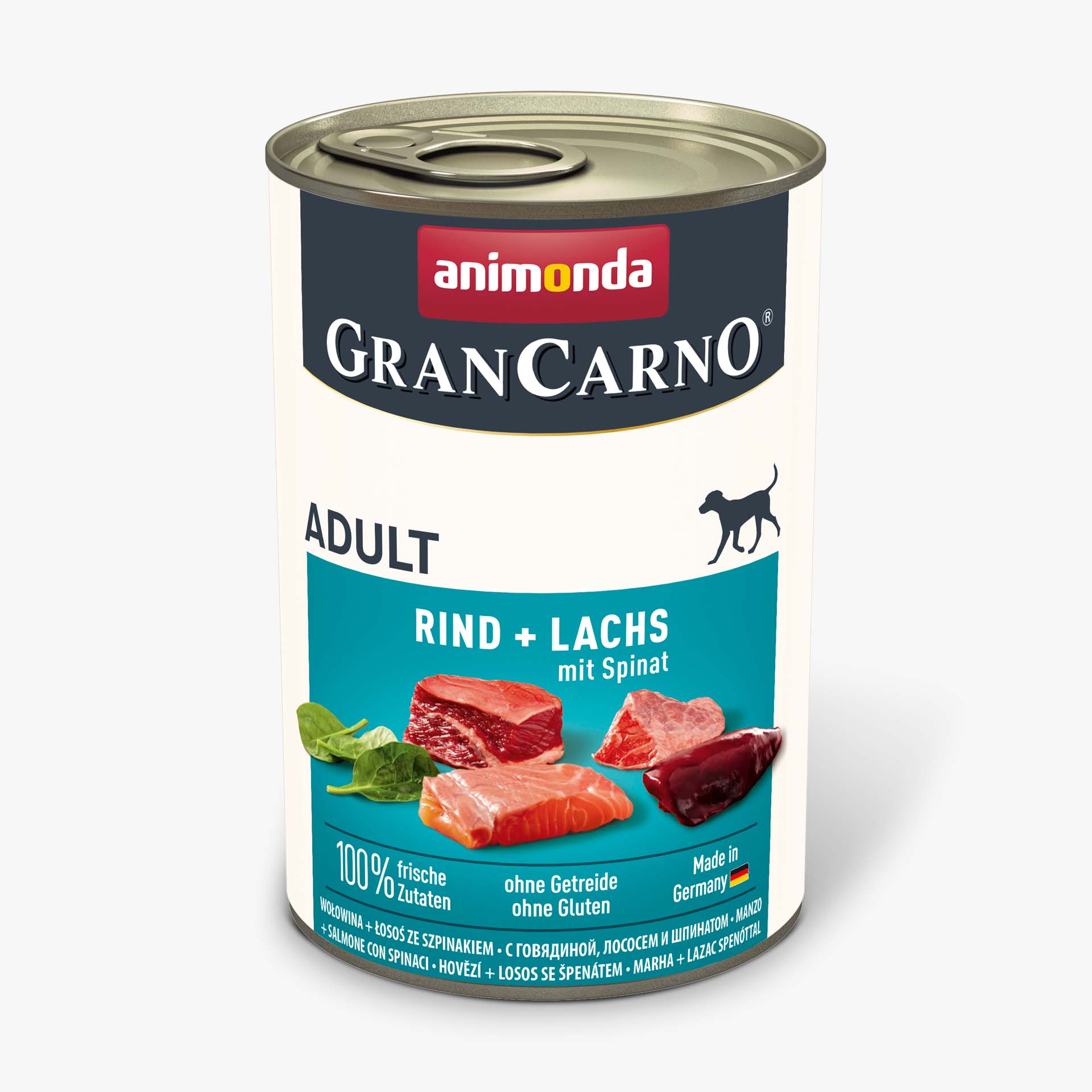GranCarno Adult Rind + Lachs mit Spinat